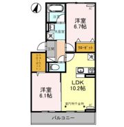 ブロードメゾンの間取り画像