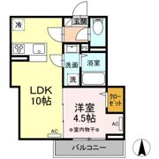 グラナーデ南田中の間取り画像