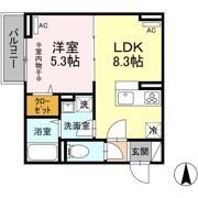グラナーデ南田中の間取り画像