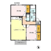 セジュール安城の間取り画像