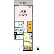 Alluge岐阜(アリュージュ)の間取り画像