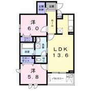 カーサ サリーレの間取り画像