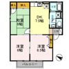 キャピタルコンフォール加古川 A棟の間取り画像