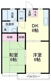 ノーブル後庵の間取り画像