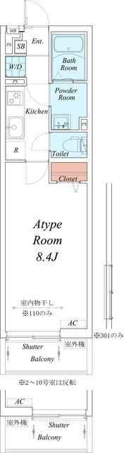 リブリ・ニューイーストの間取り画像