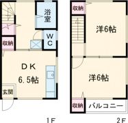 カーサムツミの間取り画像
