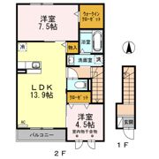 グリーンハイツ和泉Ⅱの間取り画像