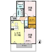 メイズグリーンテラスの間取り画像