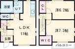 パルティールメゾンⅡの間取り画像