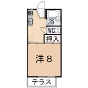 プチフラットの間取り画像