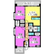 クレールMの間取り画像