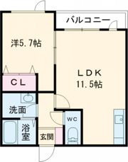 Blue Dotの間取り画像