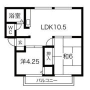 サンライフ土山B棟の間取り画像