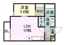 ラルーチェ松橋駅前の間取り画像