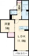 シャーメゾン蘇原の間取り画像