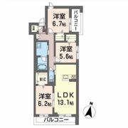 カンヴァスの間取り画像