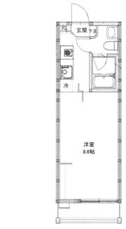リバーノース大町西の間取り画像