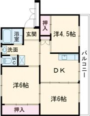 ビレッジハウス志度1号棟の間取り画像
