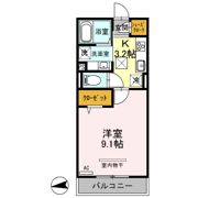 ハーヴェストWESTの間取り画像