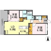 ラフォーレ弐番館の間取り画像