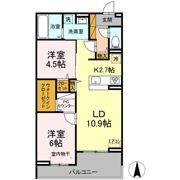 ラフォーレ弐番館の間取り画像