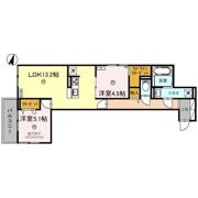 サンパティーク住吉の間取り画像