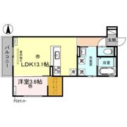 D-ROOM W・H(ﾃﾞｨｰﾙｰﾑﾀﾞﾌﾞﾘｭｰｴｲﾁ)の間取り画像