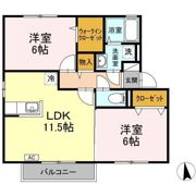サンライズ宮東 C棟の間取り画像