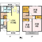 ウィルコート東原の間取り画像