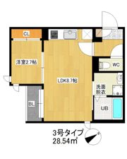 G-smart和白の間取り画像