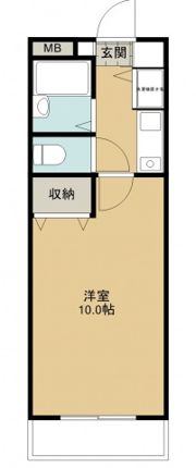 所沢メゾン5号館の間取り画像