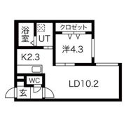Gracias北12条(グラシアス北12条)の間取り画像