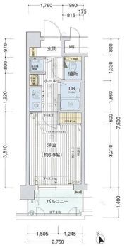 プレサンス京大東の間取り画像