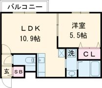 フェバリット千歳末広の間取り画像