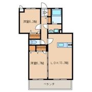 ピュア中通りⅡの間取り画像