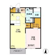 メルシー Dの間取り画像