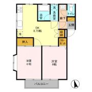 ジュネスコーポの間取り画像