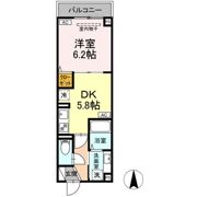 ルリアン北小岩Ⅲの間取り画像