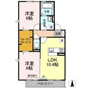アミティエYUKI A棟の間取り画像