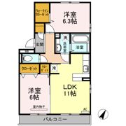 ソシア グローブの間取り画像