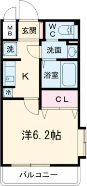 ARATA松原天美東の間取り画像