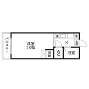 ピースフル八乙女第2(家具家電付)の間取り画像