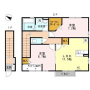 ブランズ開 B棟の間取り画像