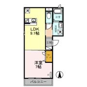 ガーデン鴨川御所東の間取り画像