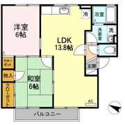 セジュールカメリア A棟の間取り画像