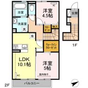 D-room唐原 B棟の間取り画像