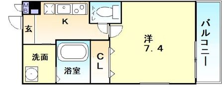 フジパレス堺もずノースⅠ番館の間取り画像