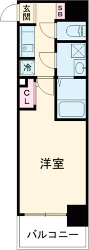 S-RESIDENCE堺市駅前の間取り画像