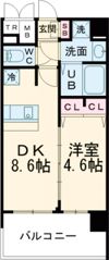 プレサンスKOBEアモーレの間取り画像