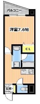 CITY SPIRE神戸元町 Ⅰの間取り画像